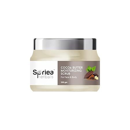 Spriea Herbals Natural Cocoa Butter Moisturizing Scrub